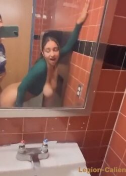 Follando En Un Baño Publico